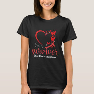Ich bin eine Überlebende Blutkrebs-Bewusstsein Fra T-Shirt