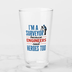 Ich bin eine Umfrage, weil Ingenieure auch Helden  Glas