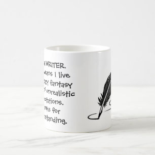 Ich bin eine Verfasser-Tasse Kaffeetasse