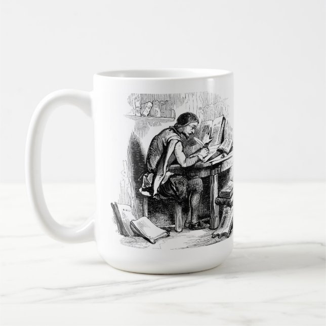 Ich bin eine Verfasser-Tasse Kaffeetasse (Links)