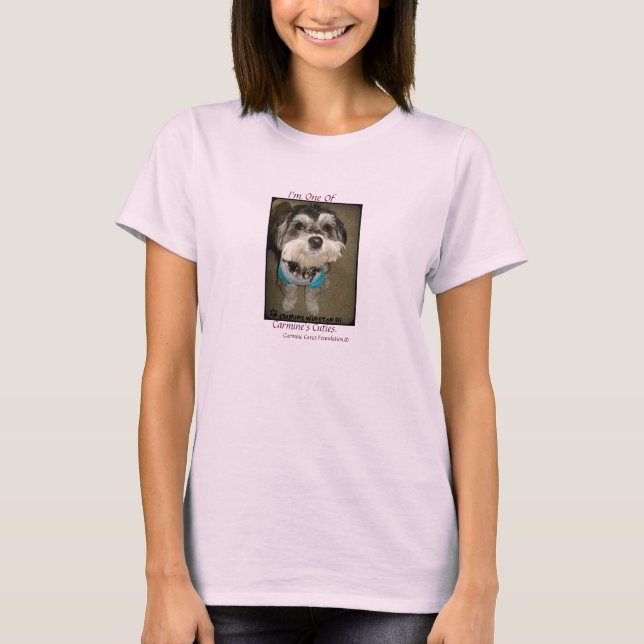 "Ich bin eine von den Süssen des Karmins" weiches T-Shirt (Vorderseite)