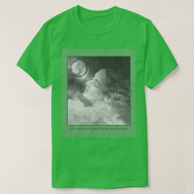 Ich bin eine wilde Frau T-Shirt (Design vorne)