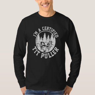 Ich bin eine zertifizierte Tit Puller Kuh für Männ T-Shirt