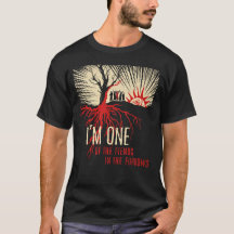 Ich bin einer der Freunde im Furrows-T - Shirt—Bau