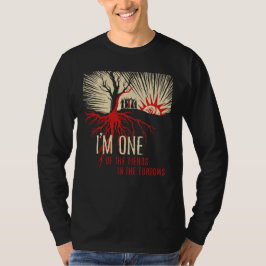 Ich bin einer der Freunde in den Furrows—Baum T-Shirt