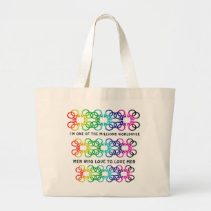 ICH BIN EINER VON MILLIONEN Tote Bag Jumbo Stoffbeutel