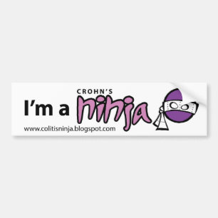 Ich bin eines Crohns Ninja Autoaufkleber