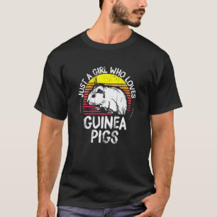 Ich bin einfach ein Mädchen, das Meerschweinchen l T-Shirt