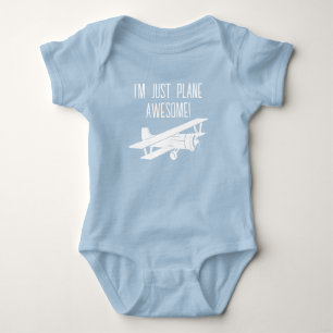 Ich bin einfach Flugzeug-tastisch, Lustige Luftfah Baby Strampler