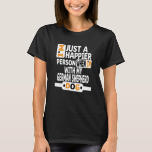 Ich bin einfach glücklicher, wenn ich Deutsch spre T-Shirt