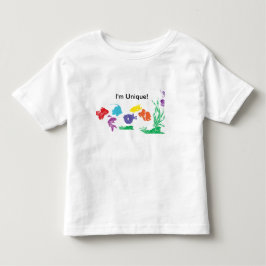 Ich bin einzigartig! Down-Syndrom Fisch-Shirt Kleinkind T-shirt