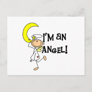 Ich bin Engel T-Shirts und Geschenke Postkarte
