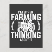 Ich bin entweder Landwirtschaft oder denke lustig