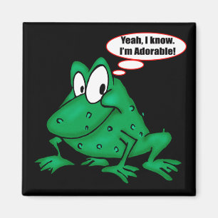 Ich bin entzückende lustige T - Shirt-Geschenke Magnet