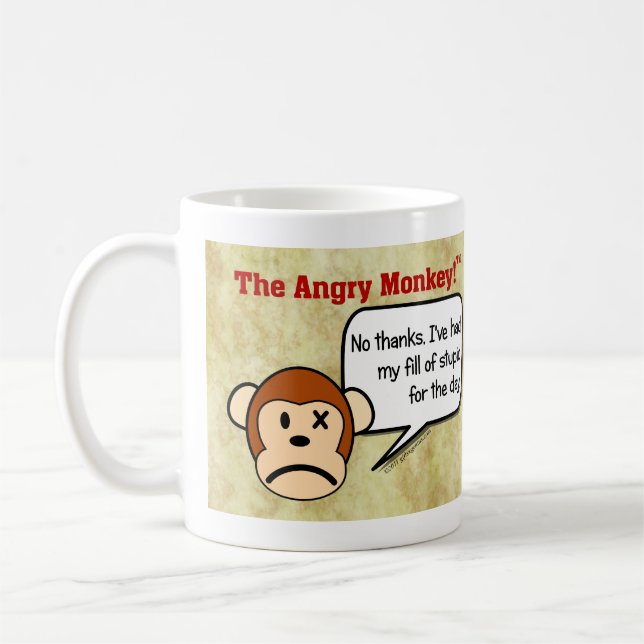 Ich bin erfolgtes Beschäftigen dumme Leute für den Kaffeetasse (Links)