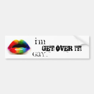 Ich bin… erhalte über es homosexuell! autoaufkleber