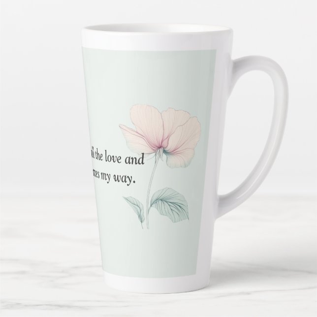 Ich bin es wert.. milchtasse (Rechts)