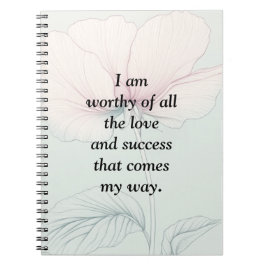 Ich bin es wert.. notizblock