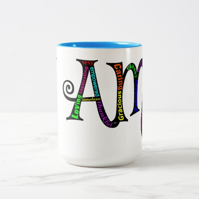ICH BIN extravagant zwei Töne Tasse (Mittel)