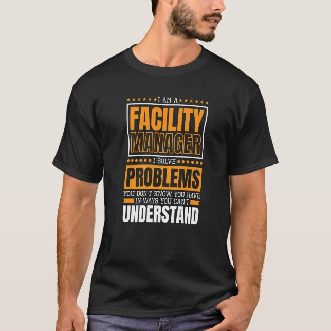 Ich bin Facility Manager T-Shirt (Vorderseite)