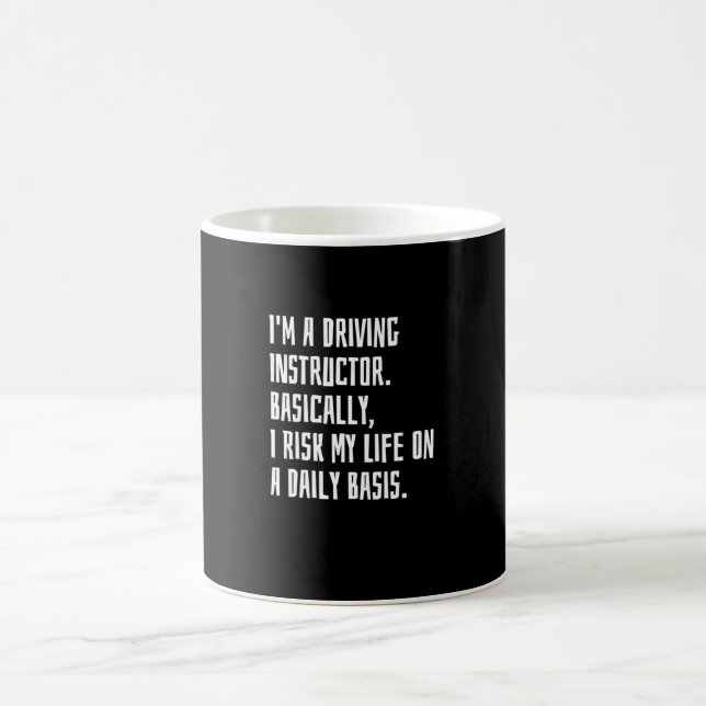 Ich bin Fahrlehrer Kaffeetasse (Mittel)