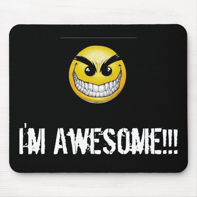 Ich bin!! fantastisch! Mousepad (Vorne)