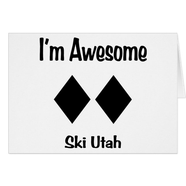 Ich bin fantastischer Ski Utah (Vorderseite (Horizontal))