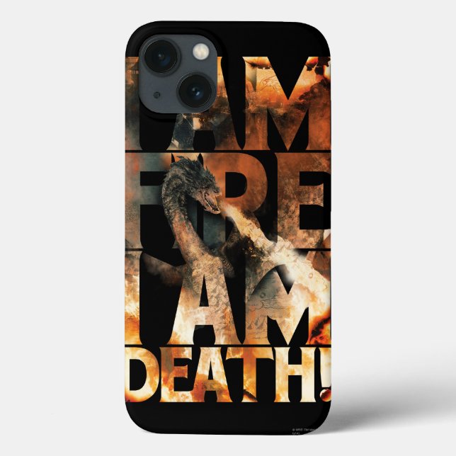 Ich bin Feuer, ich bin tot! Case-Mate iPhone Hülle (Rückseite)