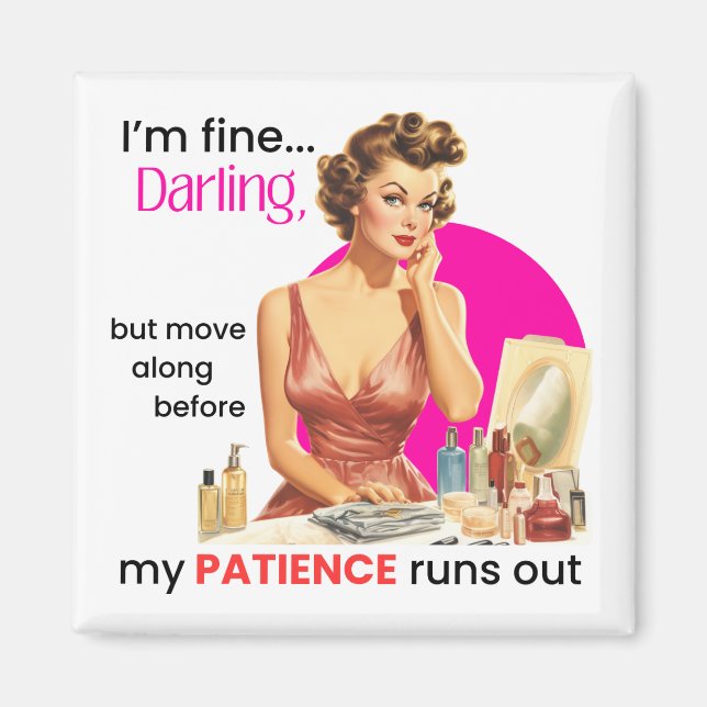 Ich bin Fine Darling Magnet (Vorne)
