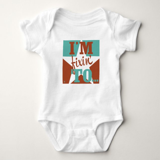 Ich bin fixiert auf baby strampler (Vorderseite)