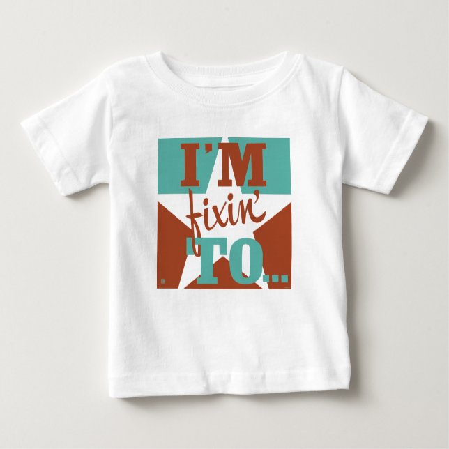 Ich bin fixiert auf baby t-shirt (Vorderseite)