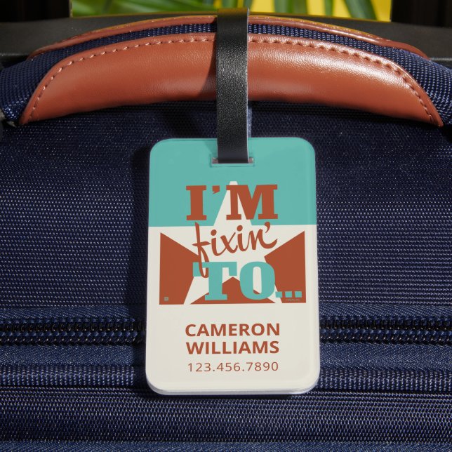 Ich bin fixiert auf gepäckanhänger (Rückseite Insitu 4)