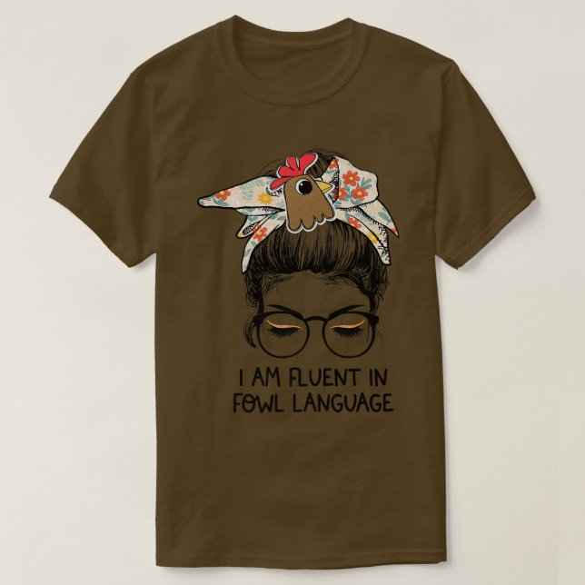 Ich bin fließend in der Sprache der Vögel, die die T-Shirt (Design vorne)