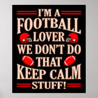 Ich bin Football Lover Football Player Coach Game