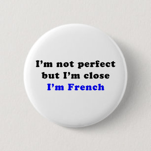 Ich bin französisch button