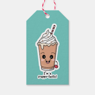 Ich bin Frappe-tastisch   Rahm mit Schlagsahne Geschenkanhänger