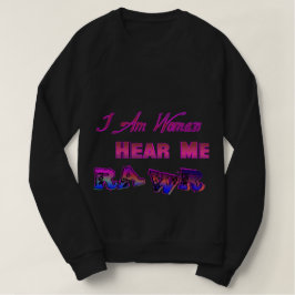 Ich bin Frau höre mich RAWR T-Shirt