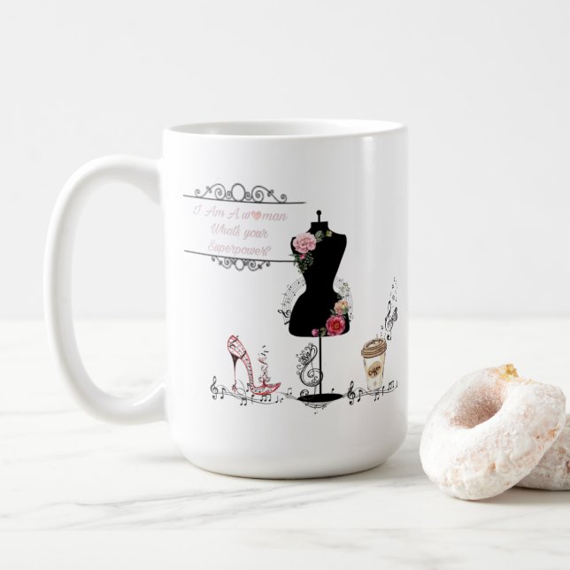 ICH BIN FRAU KAFFEETASSE (Mit Donut)