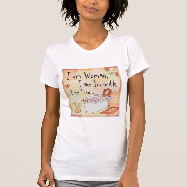 Ich bin Frau… T-Shirt (Vorderseite)