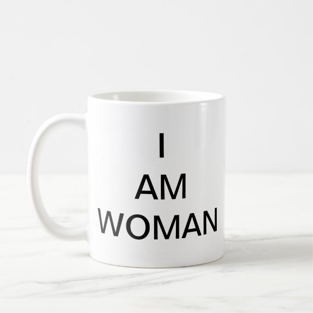ICH BIN FRAUEN-TASSE KAFFEETASSE (Links)