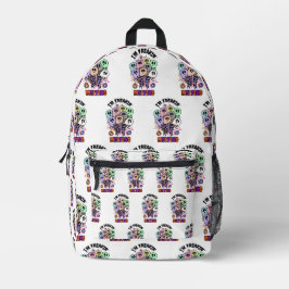 Ich bin Freakin, ich schmelze Halloween-Eiscreme-G Bedruckter Rucksack