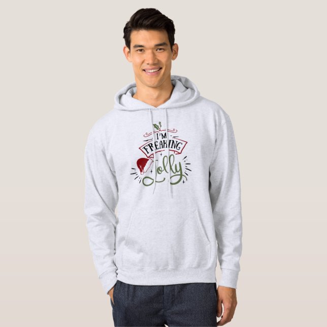 Ich bin Freaking Jolly - Funny Christmas Hoodie (Vorne ganz)
