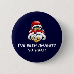 Ich bin frecher Pinguin gewesen Button