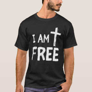 Ich bin frei stolz Christlich T-Shirt
