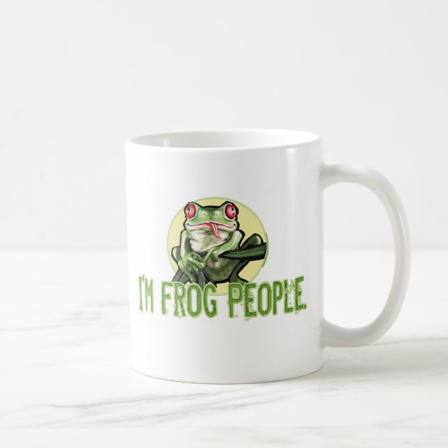 Ich bin Frog People. Tasse (Rechts)
