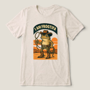 Ich bin Frogtifa Cowboy – Lustiges Frosch-Meme Tri-Blend Shirt