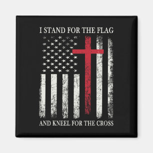 Ich bin für das Cross Shirt für den Unabhängigkeit Magnet