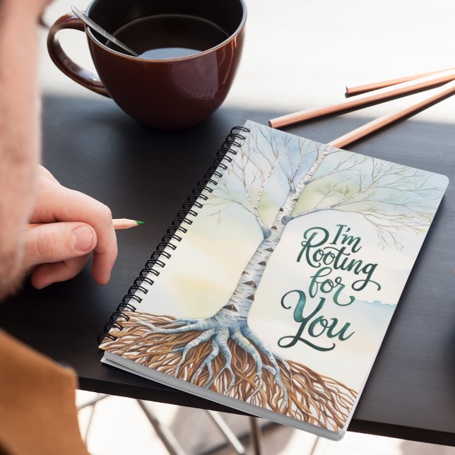Ich bin für dich Personalisierter Planer (Show your support with this personalized, "Rooting for you" planner! )