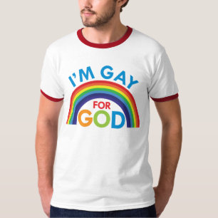 Ich bin für Gott homosexuell T-Shirt