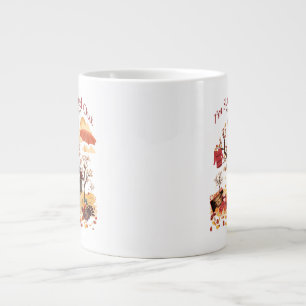 Ich bin für Herbst fertig gestellt - Herbstlandsc Jumbo-Tasse